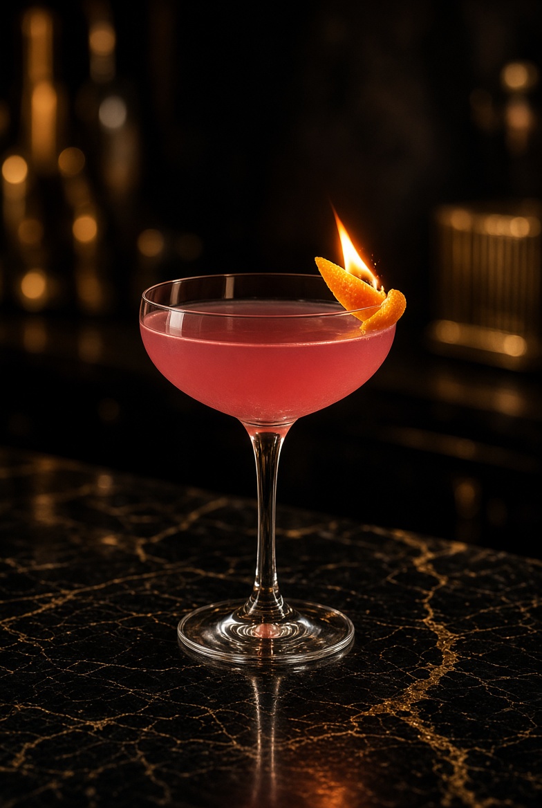 Cosmopolitan cocktail at SLIQUE