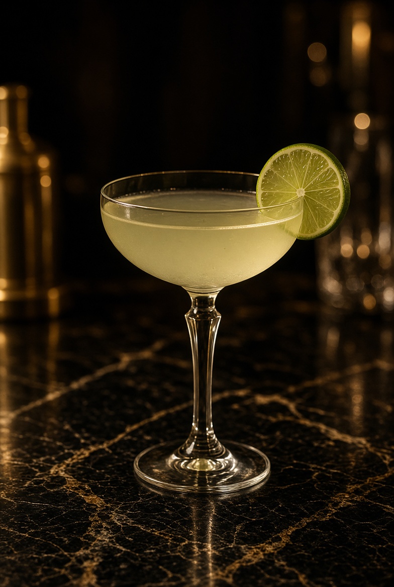 Gimlet cocktail at SLIQUE