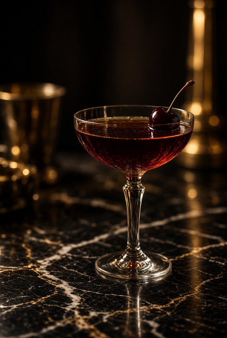 Manhattan cocktail at SLIQUE