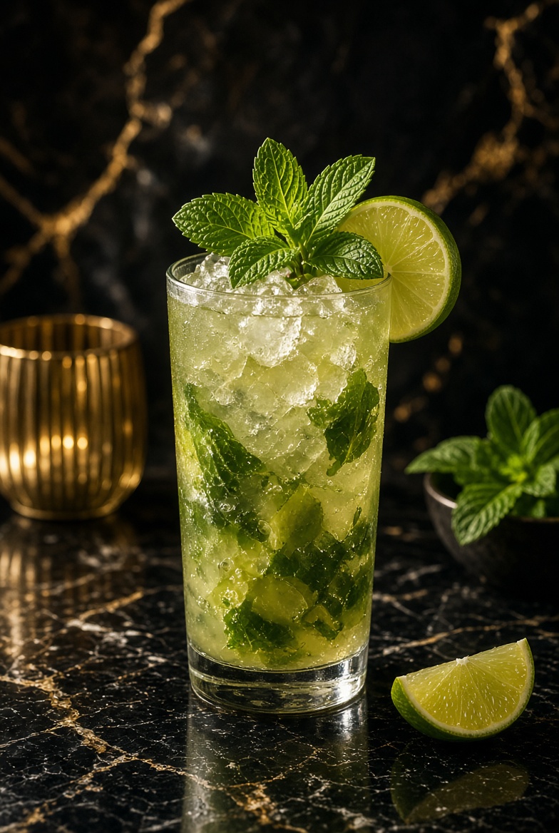 Mojito cocktail at SLIQUE