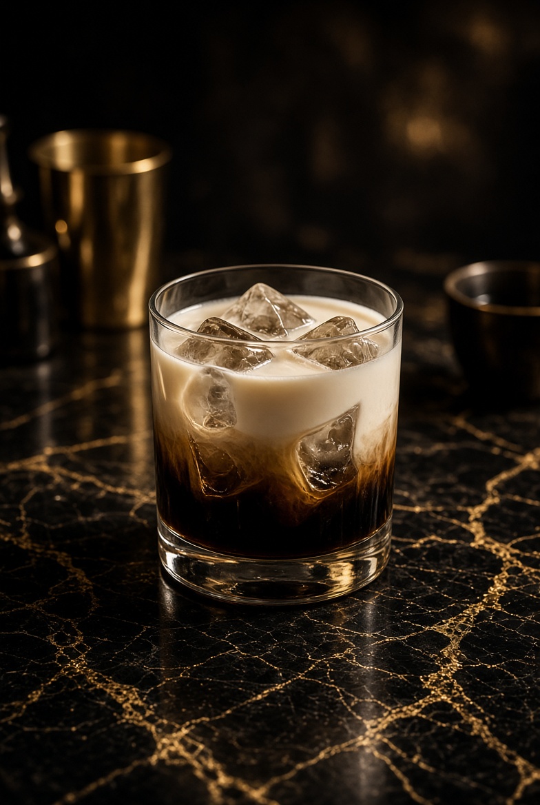 White Russian cocktail at SLIQUE